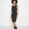 Anna Field Petite DRAPPED NECKLINE SMART BODYCON SLEEVELESS MINI DRESS - Jerseykleid - Black 1 Anna Field Petite DRAPPED NECKLINE SMART BODYCON SLEEVELESS MINI DRESS - Jerseykleid - Black -Anna Field Stil Geschaft 172e59578b62453284a60ba5da8b6274