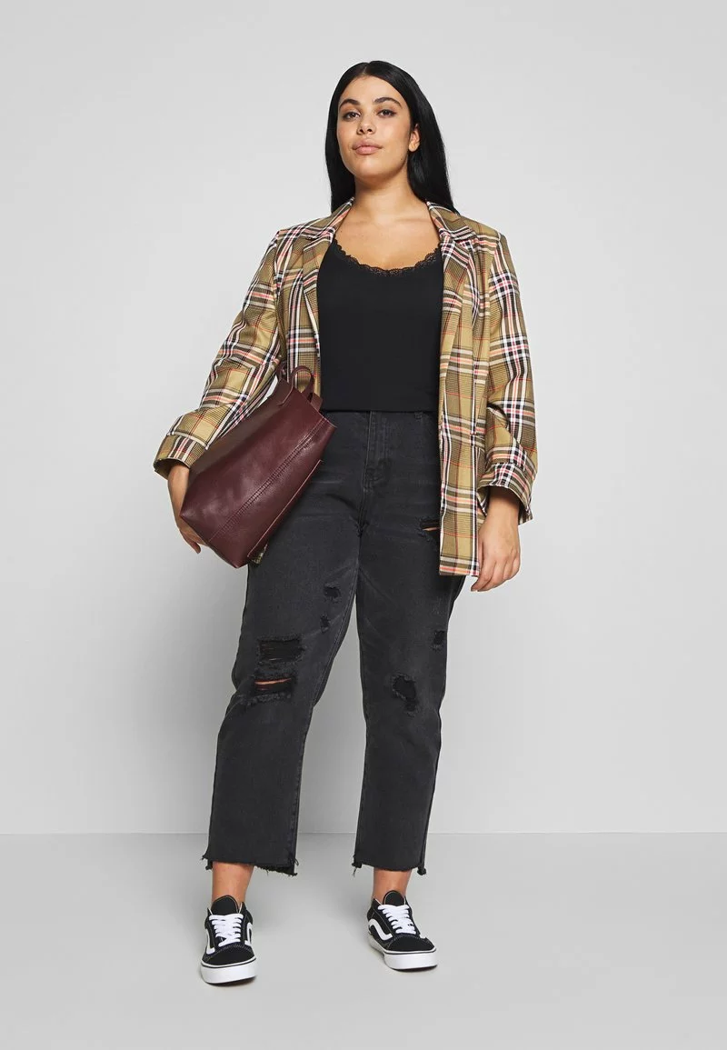 Anna Field Curvy T-Shirt Basic - Black 4 Anna Field Curvy T-Shirt Basic - Black – Bild 2