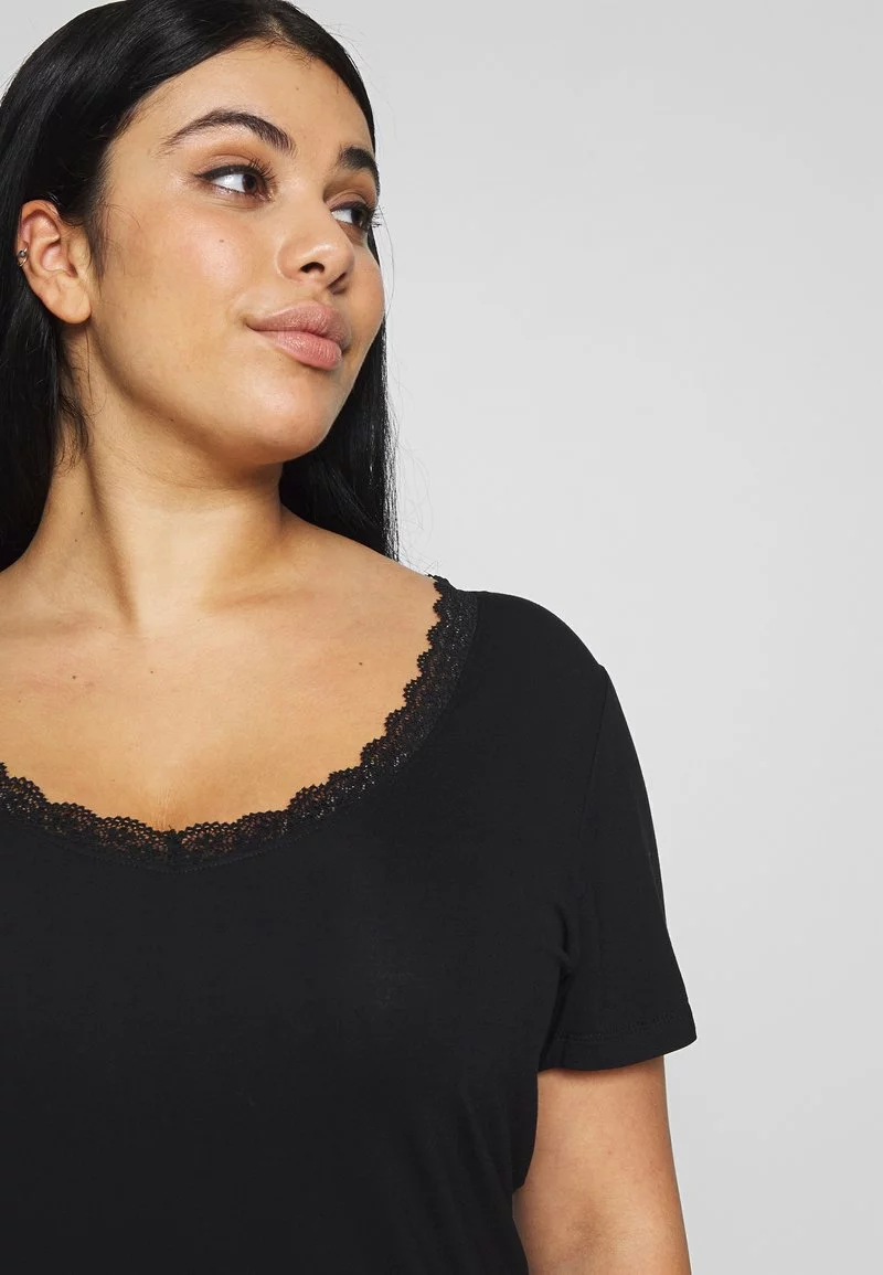 Anna Field Curvy T-Shirt Basic - Black 7 Anna Field Curvy T-Shirt Basic - Black – Bild 5