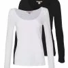 Anna Field 2 PACK - Langarmshirt - Black/white 1 Anna Field 2 PACK - Langarmshirt - Black/white -Anna Field Stil Geschaft 21e9652f2985435da297ef3f4e9c3b4a