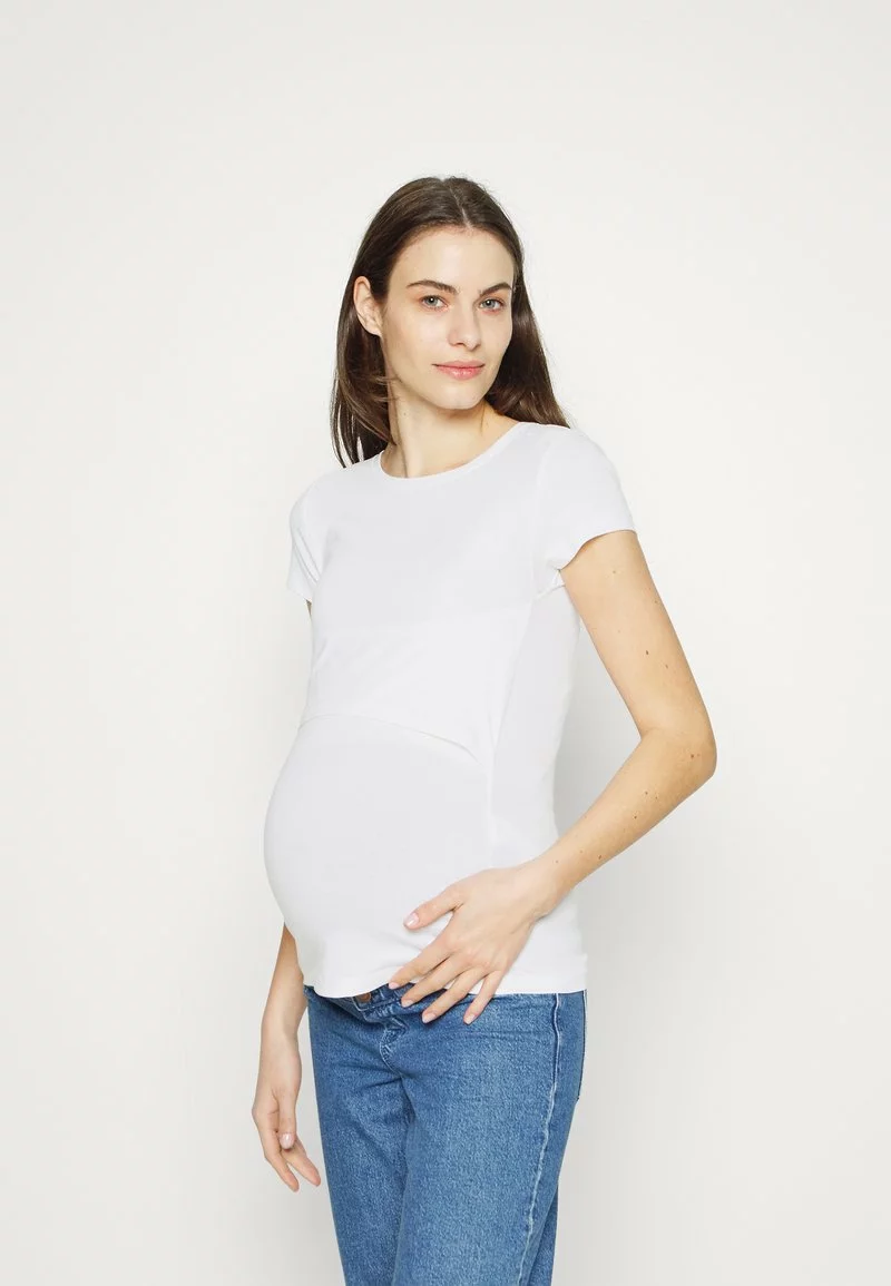 Anna Field MAMA 2 PACK - T-Shirt Basic - Light Pink/white 4 Anna Field MAMA 2 PACK - T-Shirt Basic - Light Pink/white – Bild 2