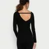 Anna Field OFFENER RÜCKEN BODYCON MINI STRICKKLEID - Etuikleid - Black -Anna Field Stil Geschaft 25fed224e72345b8b83ced82993358f5