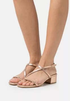 Anna Field Wide Fit Riemensandalette - Rose Gold Coloured