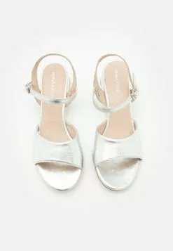 Anna Field LEATHER - Riemensandalette - Silver 13 Anna Field LEATHER - Riemensandalette - Silver -Anna Field Stil Geschaft 29394478c1ab4a9dad71a7bfa068ffc3