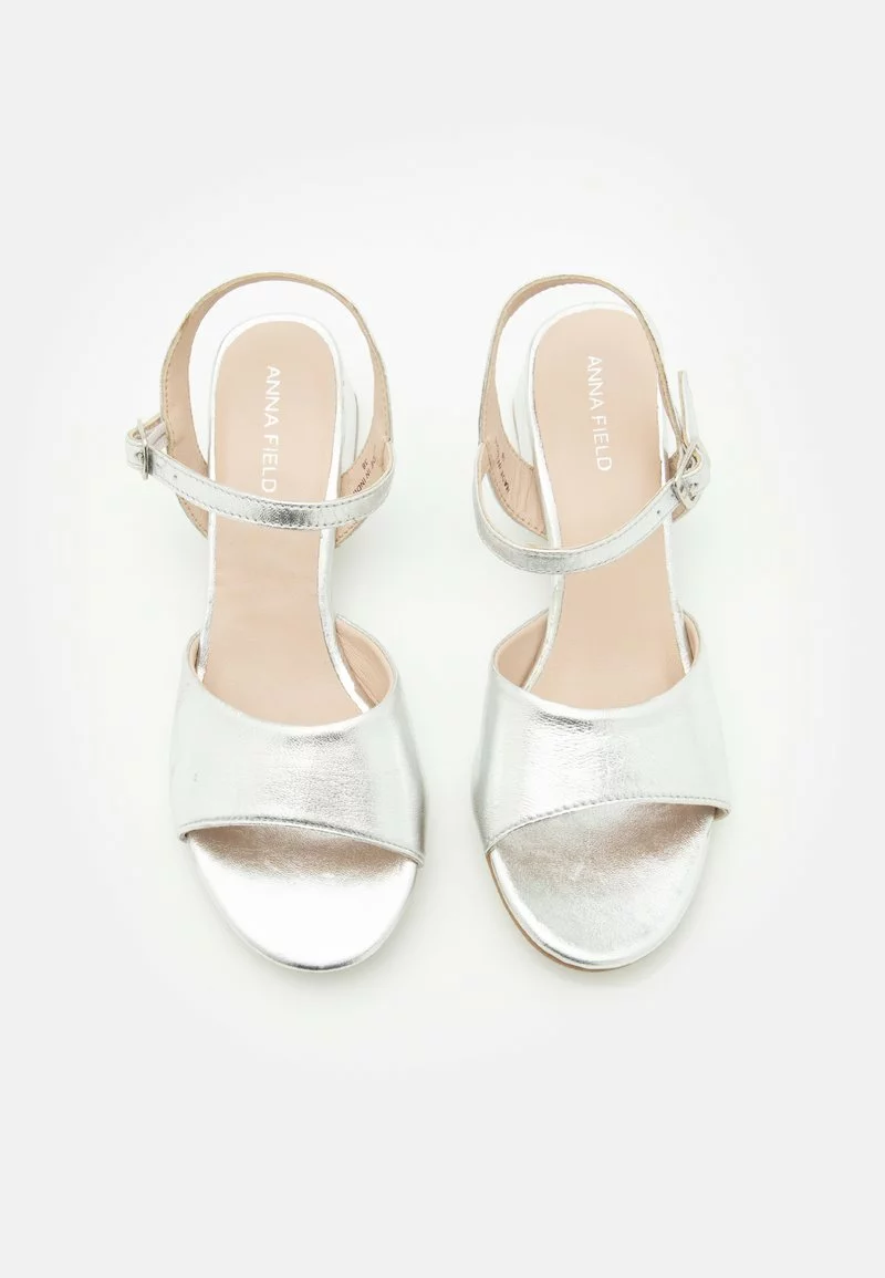 Anna Field LEATHER - Riemensandalette - Silver 8 Anna Field LEATHER - Riemensandalette - Silver – Bild 6