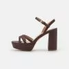 Anna Field Plateausandalette - Dark Brown -Anna Field Stil Geschaft 2d784de4ca184a9ba8e96c213bf5da33