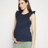 Anna Field MAMA Top - Dark Blue -Anna Field Stil Geschaft 2e6e6898a30340bd8a60f66738890033