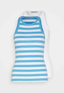 Anna Field 2 PACK - Top - Blue/white/white 13 Anna Field 2 PACK - Top - Blue/white/white -Anna Field Stil Geschaft 2e9b6081768c44e2beb31dee998c8572