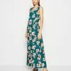 Anna Field Maxikleid - Dark Green/pink