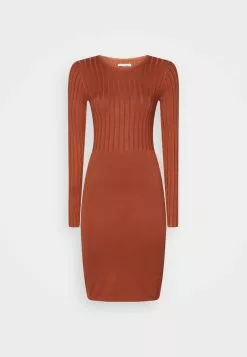 Anna Field CREW AUSSCHNITT RIPP TOP BODYCON MINI STRICKKLEID - Etuikleid - Brown 11 Anna Field CREW AUSSCHNITT RIPP TOP BODYCON MINI STRICKKLEID - Etuikleid - Brown -Anna Field Stil Geschaft 38de2f6e35c644b49d1c8060d1e77df3 1