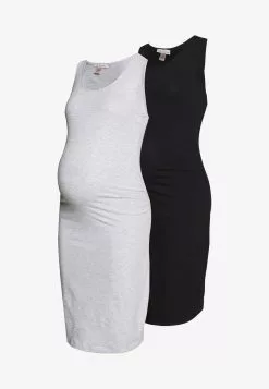 Anna Field MAMA 2 PACK - Etuikleid - Light Grey/black 13 Anna Field MAMA 2 PACK - Etuikleid - Light Grey/black -Anna Field Stil Geschaft 39ca9c517a404cfbb9a9220d30d449c2
