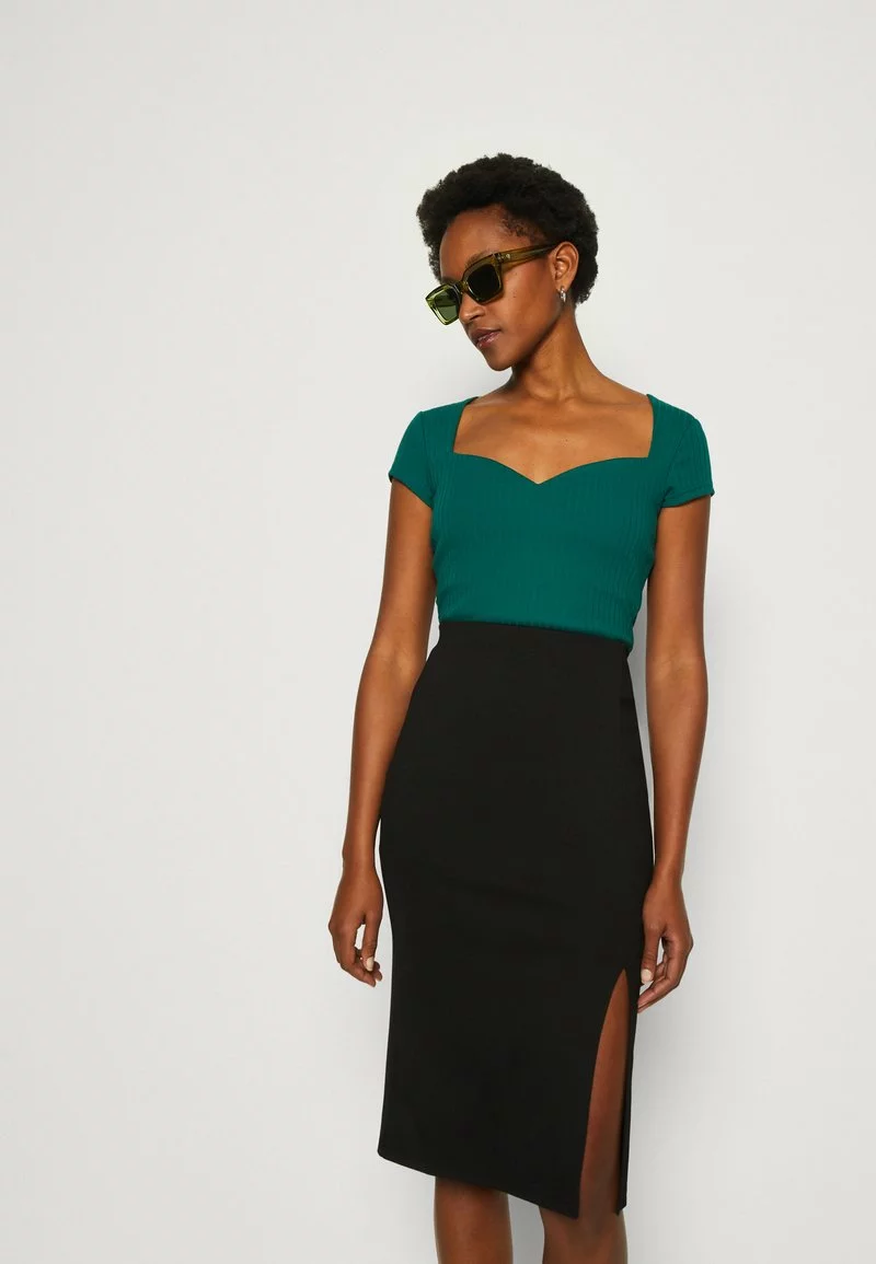 Anna Field T-Shirt Basic - Dark Green 6 Anna Field T-Shirt Basic - Dark Green – Bild 4