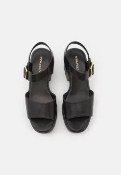 Anna Field Plateausandalette - Black -Anna Field Stil Geschaft 47eb4b820d72450897f607b382ab21cb