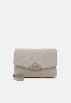 Anna Field LEATHER - Clutch - Taupe