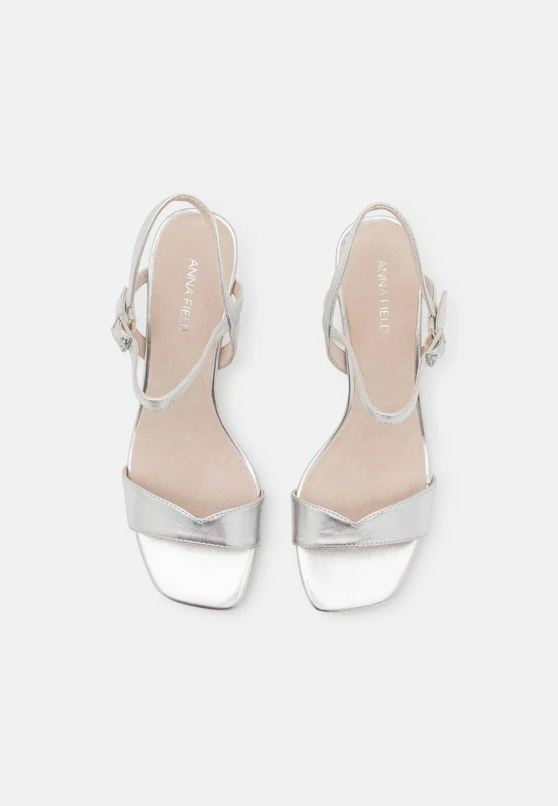 Anna Field LEATHER - Riemensandalette - Silver 8 Anna Field LEATHER - Riemensandalette - Silver – Bild 6