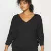 Anna Field Curvy Langarmshirt - Black 1 Anna Field Curvy Langarmshirt - Black -Anna Field Stil Geschaft 4ec50b7a0bb14f6cb82939ede59bd7b9