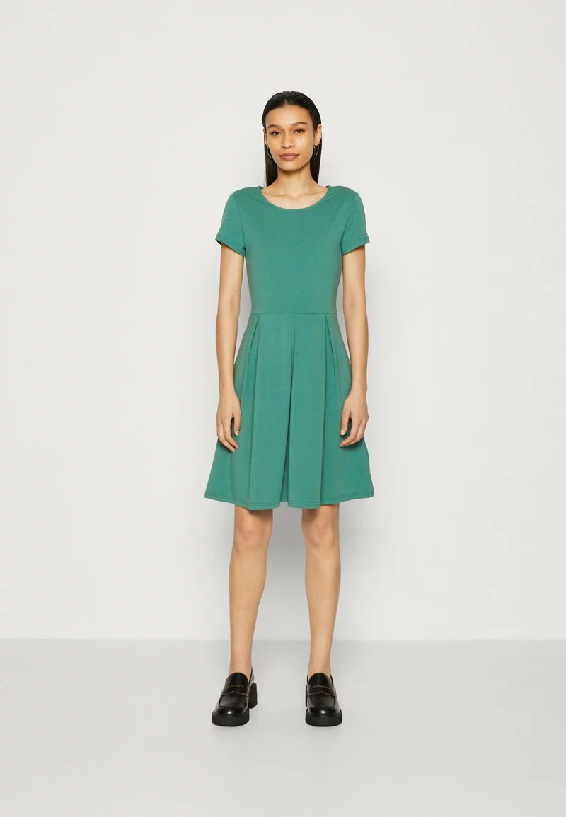 Anna Field Jerseykleid - Dark Green 3 Anna Field Jerseykleid - Dark Green