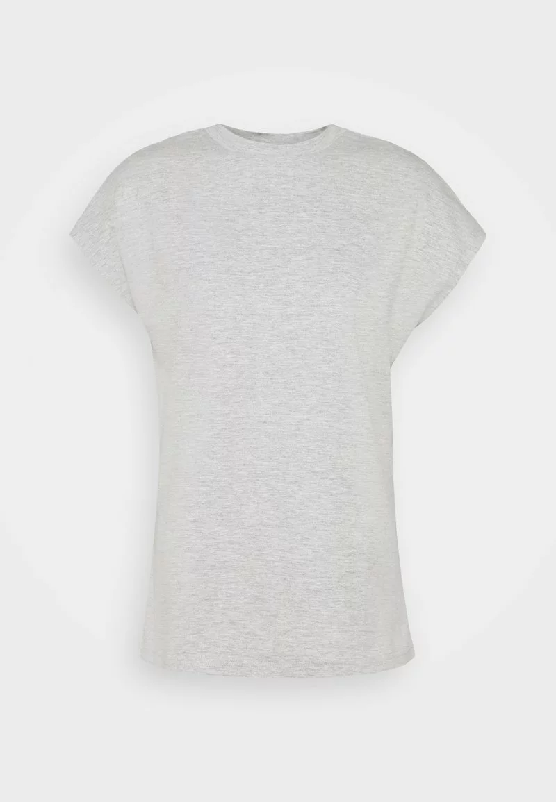 Anna Field T-Shirt Basic - Mottled Light Grey 6 Anna Field T-Shirt Basic - Mottled Light Grey – Bild 4