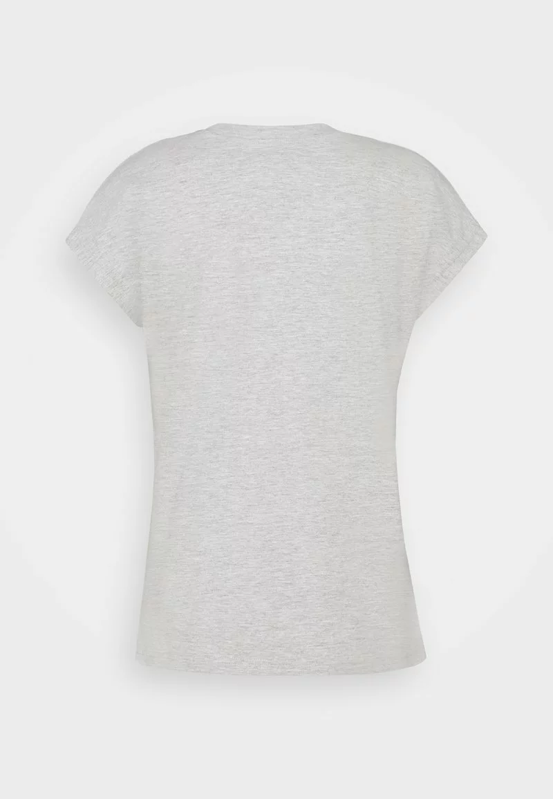 Anna Field T-Shirt Basic - Mottled Light Grey 4 Anna Field T-Shirt Basic - Mottled Light Grey – Bild 2