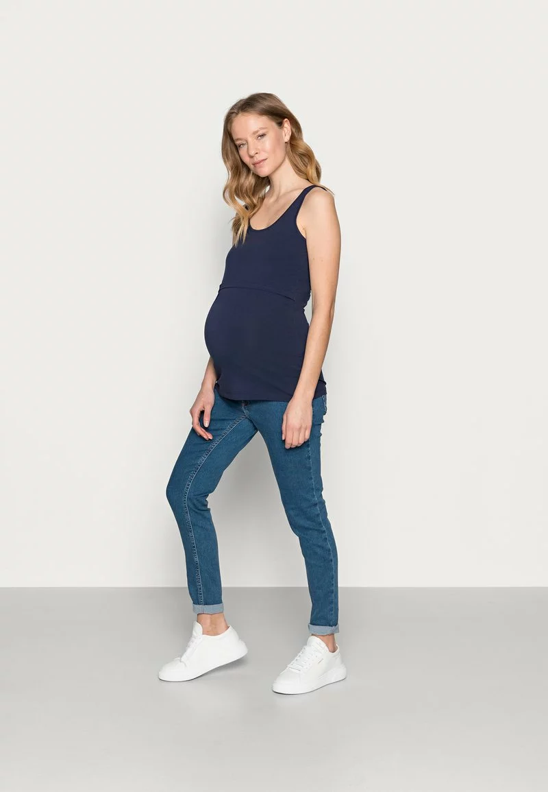 Anna Field MAMA NURSING 2 PACK - Top - Top - Dark Blue/grey 3 Anna Field MAMA NURSING 2 PACK - Top - Top - Dark Blue/grey