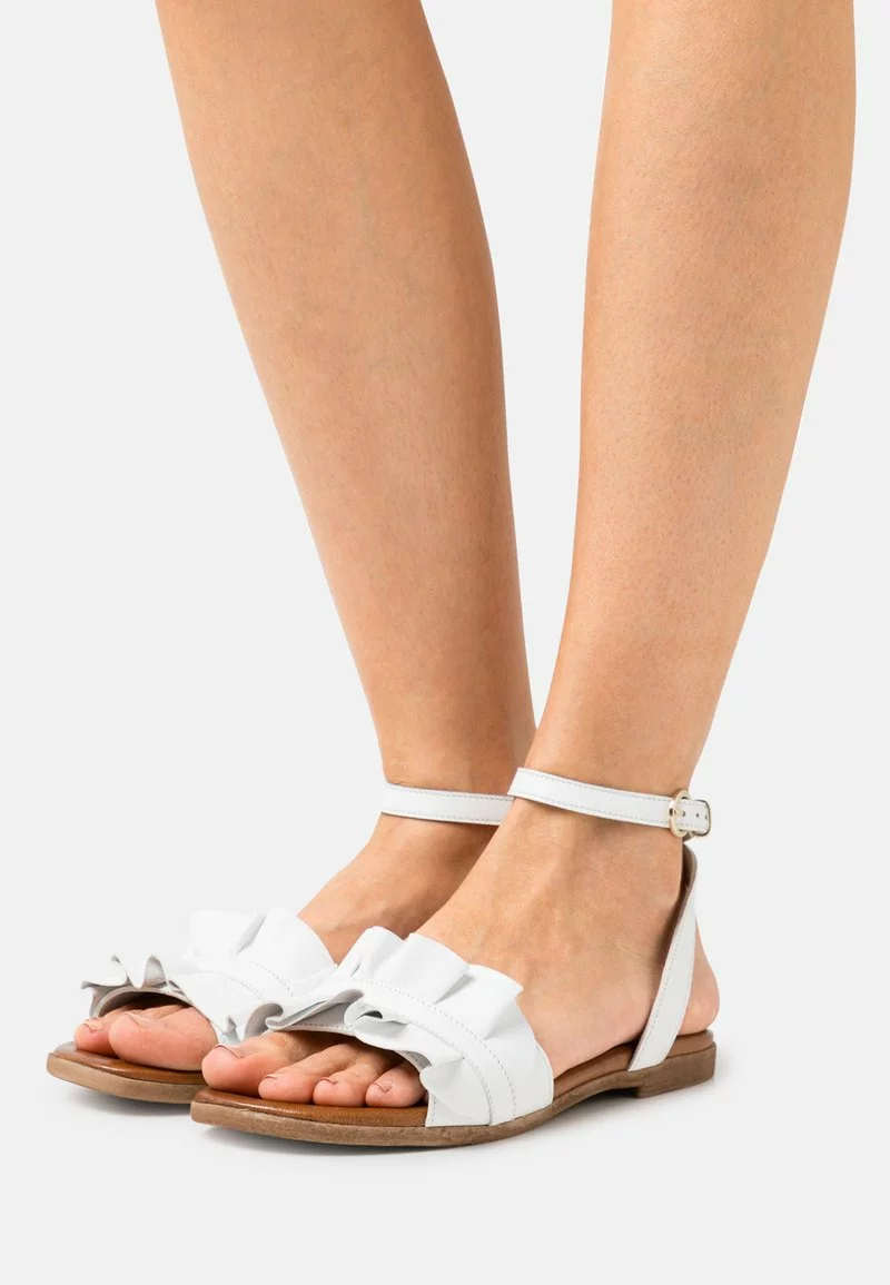 Anna Field LEATHER - Riemensandalette - White 2 Anna Field LEATHER - Riemensandalette - White