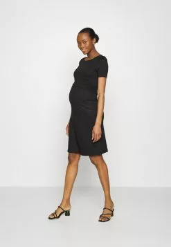 Anna Field MAMA SHORT SLEEVES RUCHED WAIST MINI FLARED DRESS - Jerseykleid - Black 9 Anna Field MAMA SHORT SLEEVES RUCHED WAIST MINI FLARED DRESS - Jerseykleid - Black -Anna Field Stil Geschaft 5c23d01c123a490fa1fc85b94ca2ac86