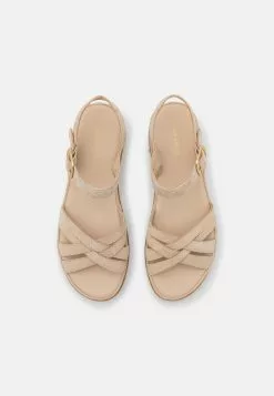 Anna Field LEATHER - Keilsandalette - Beige -Anna Field Stil Geschaft 5e0952d91e154888be76cdfe1f9a1c60