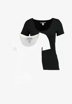 Anna Field 2 PACK - T-Shirt Basic - White/black 11 Anna Field 2 PACK - T-Shirt Basic - White/black -Anna Field Stil Geschaft 649693eb35dd4a52a4dfcb4efd25b2fd