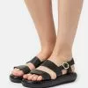 Anna Field LEATHER - Riemensandalette - Black -Anna Field Stil Geschaft 66701412dca84f2997f0b482f2437f4f