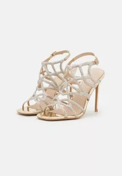 Anna Field LEATHER - High Heel Sandalette - Gold -Anna Field Stil Geschaft 684878368bdd4ca7b43bae05e6542152