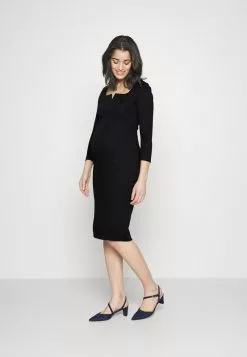 Anna Field MAMA NOTCH NECKLINE MIDI DRESS - Jerseykleid - Black 13 Anna Field MAMA NOTCH NECKLINE MIDI DRESS - Jerseykleid - Black -Anna Field Stil Geschaft 745887bcaafc454abffcdfca4f151e44 1