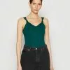 Anna Field Top - Dark Green -Anna Field Stil Geschaft 756665a8a2c940bd840639df75073f3f