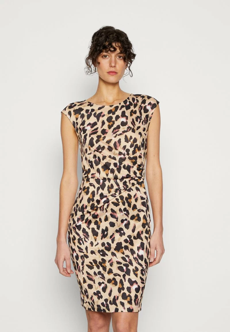 Anna Field Jerseykleid - Black/beige/multi-coloured 3 Anna Field Jerseykleid - Black/beige/multi-coloured