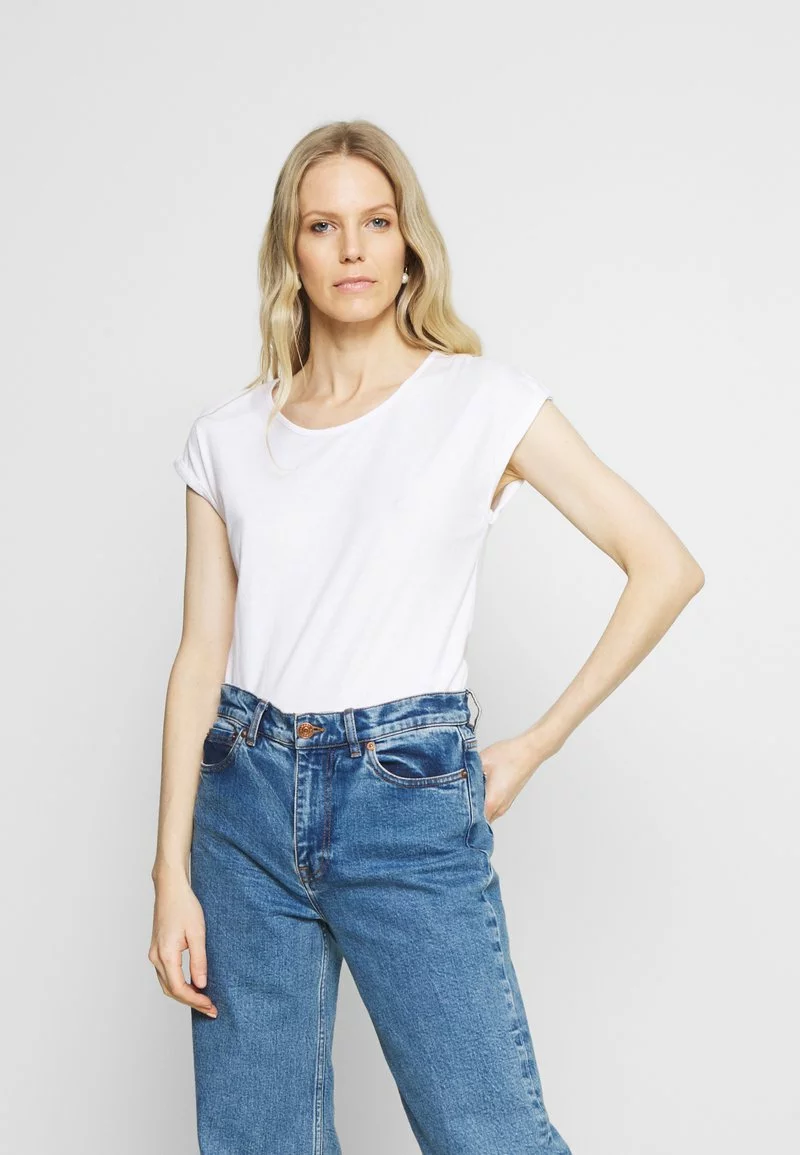 Anna Field 3 PACK - T-Shirt Basic - Black/white/mottled Light Grey 4 Anna Field 3 PACK - T-Shirt Basic - Black/white/mottled Light Grey – Bild 2