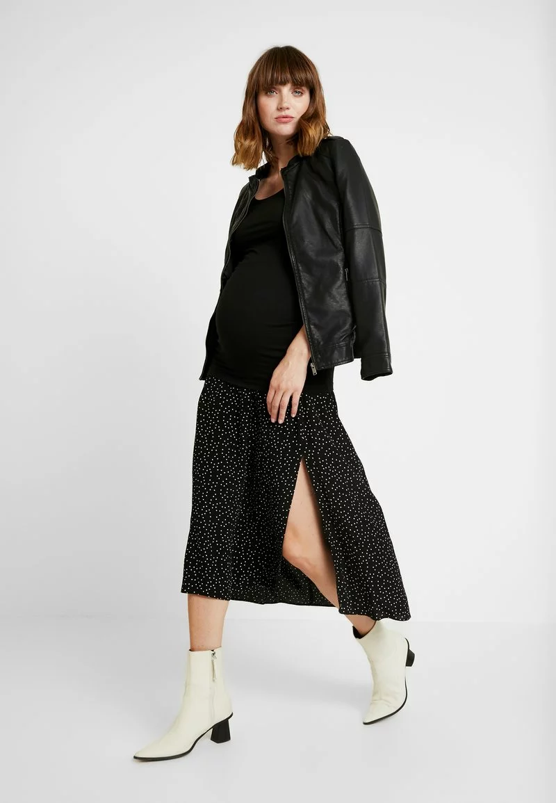 Anna Field MAMA 2 PACK - T-Shirt Basic - Dark Gray/black 4 Anna Field MAMA 2 PACK - T-Shirt Basic - Dark Gray/black – Bild 2