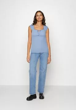 Anna Field T-Shirt Print - Light Blue -Anna Field Stil Geschaft 83f058ae5bea4722aa48708642c2894b