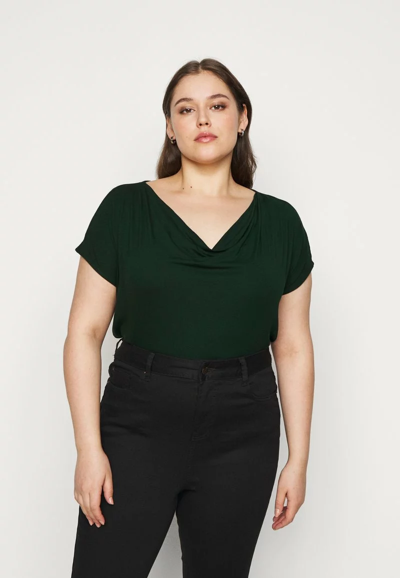 Anna Field Curvy T-Shirt Print - Dark Green 8 Anna Field Curvy T-Shirt Print - Dark Green – Bild 6