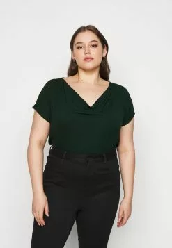 Anna Field Curvy T-Shirt Print - Dark Green