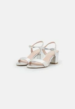 Anna Field LEATHER - Riemensandalette - Silver -Anna Field Stil Geschaft 8ce0c9b46f9f41c29e5eca00a046d1ab