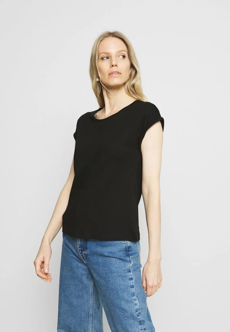 Anna Field 3 PACK - T-Shirt Basic - Black/white/mottled Light Grey 7 Anna Field 3 PACK - T-Shirt Basic - Black/white/mottled Light Grey – Bild 5