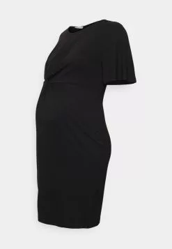 Anna Field MAMA SLEEVES MINI DRESS - Jerseykleid - Black -Anna Field Stil Geschaft 9809337e87a3434f87ec47c6215bbfe9