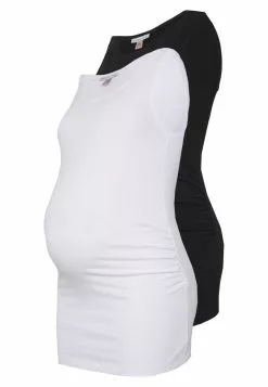 Anna Field MAMA 2 PACK - Top - Black/white -Anna Field Stil Geschaft 985e5dd0d1454e2a863cae2205268186 1