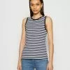 Anna Field Top - Dark Blue/white 2 Anna Field Top - Dark Blue/white -Anna Field Stil Geschaft a34b54777c73411eb449f58dd124f966