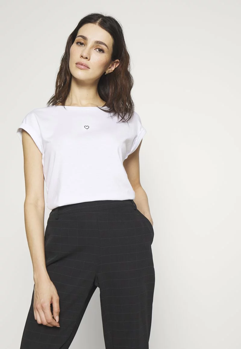 Anna Field T-Shirt Basic - White 3 Anna Field T-Shirt Basic - White