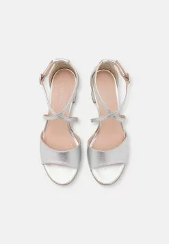 Anna Field LEATHER - Riemensandalette - Silver 13 Anna Field LEATHER - Riemensandalette - Silver -Anna Field Stil Geschaft ad4586f9c45b4026bff4d4a8f342495d