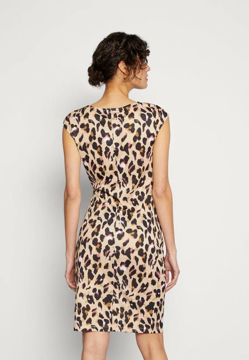 Anna Field Jerseykleid - Black/beige/multi-coloured 5 Anna Field Jerseykleid - Black/beige/multi-coloured – Bild 3