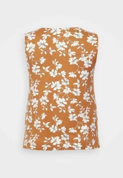 Anna Field Curvy Top - Brown/white -Anna Field Stil Geschaft b6af507c11cf493299becb9ab995c40a