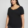 Anna Field Curvy T-Shirt Basic - Black 1 Anna Field Curvy T-Shirt Basic - Black -Anna Field Stil Geschaft b803c720a7a14cc8991c8cd2ceee331b