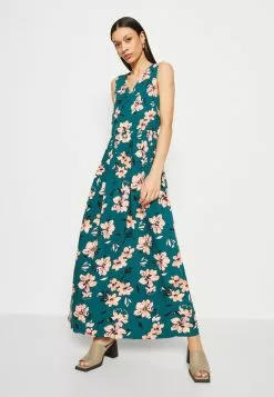 Anna Field Maxikleid - Dark Green/pink -Anna Field Stil Geschaft baa227ce9a894cf9a0af24e94c9b805b