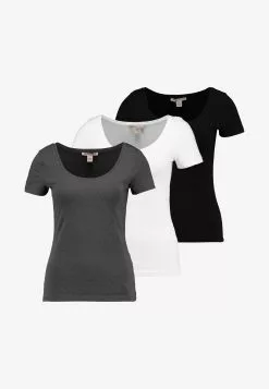 Anna Field 3 PACK - T-Shirt Basic - White/black/dark Grey 11 Anna Field 3 PACK - T-Shirt Basic - White/black/dark Grey -Anna Field Stil Geschaft bb08976caaf640e78f849b1b6087903f